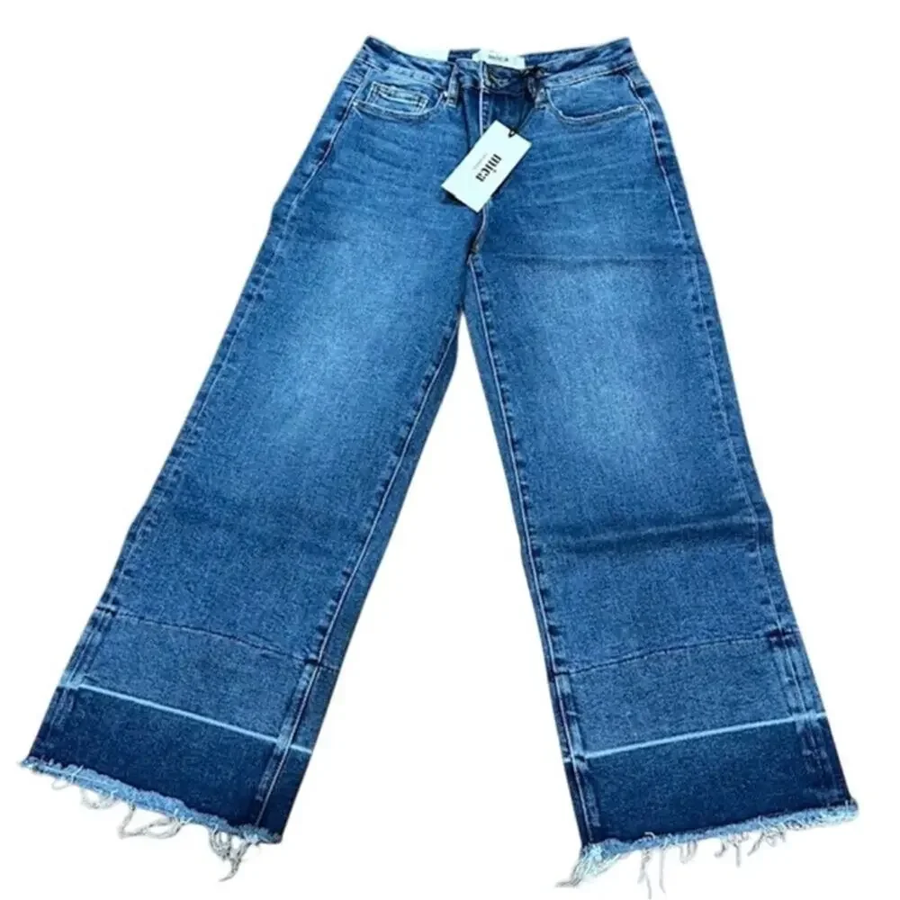Nwt Mica high rise straight crop Jean. Size 26 - Picture 1 of 5